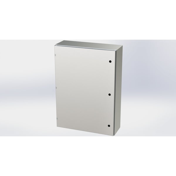 1/4 Turn Latch Electrical Enclosures, 42 in H, 10 in D, 30 in W, NEMA 3R, 4, 4X, 12, 13